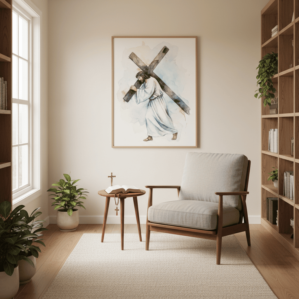 Sacred Spaces: Displaying Christian Wall Art with Purpose